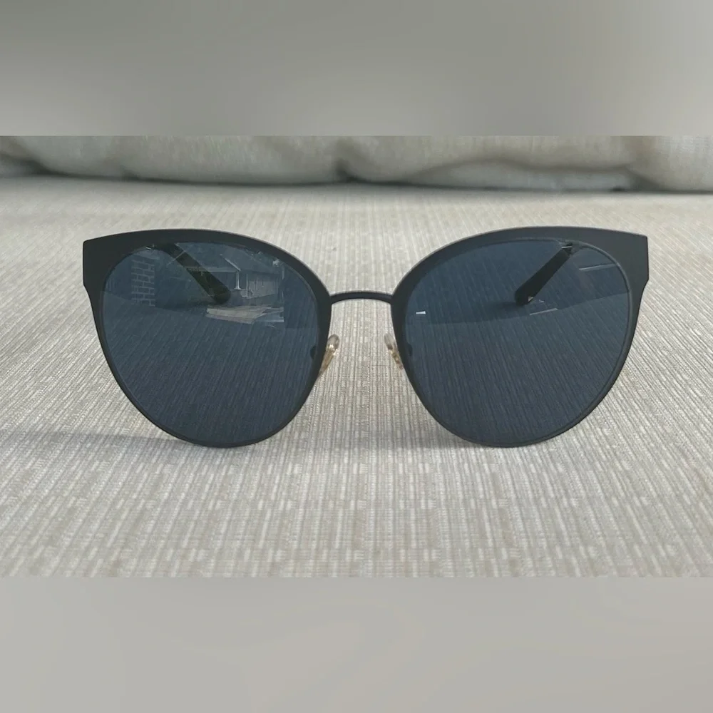 NWOT Tory Burch Black Metal Cat Eye Sunglasses
